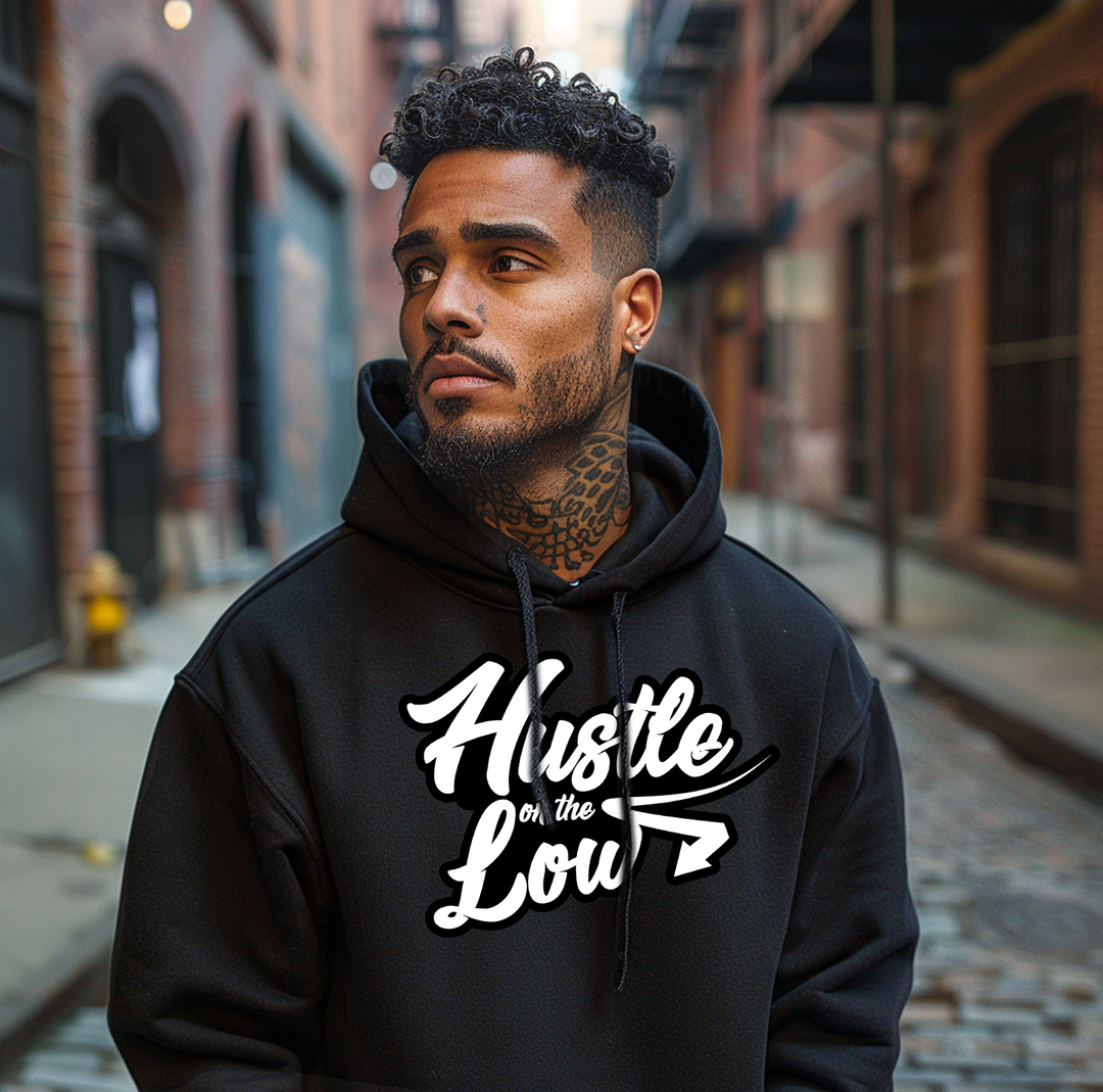 Hustle On The Low Graphic Hoodie