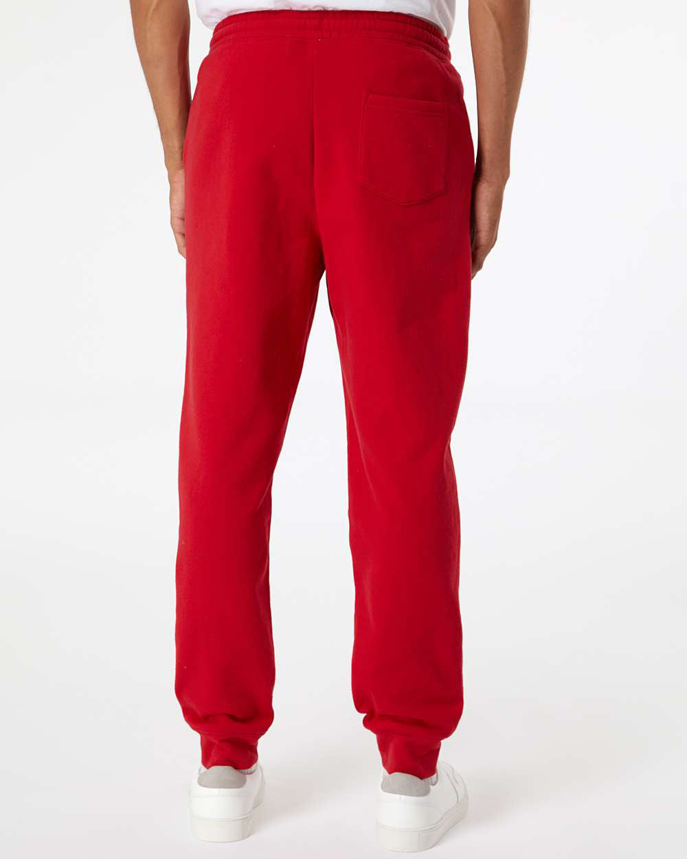 Hustle Premium Red Midweight Fleece Joggers Pants
