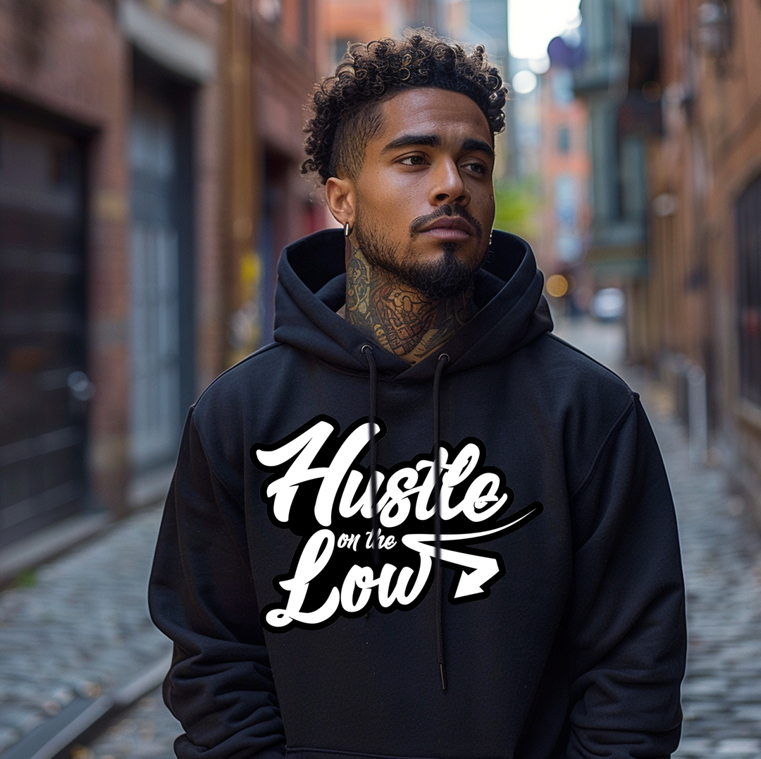 Hustle On The Low Graphic Hoodie
