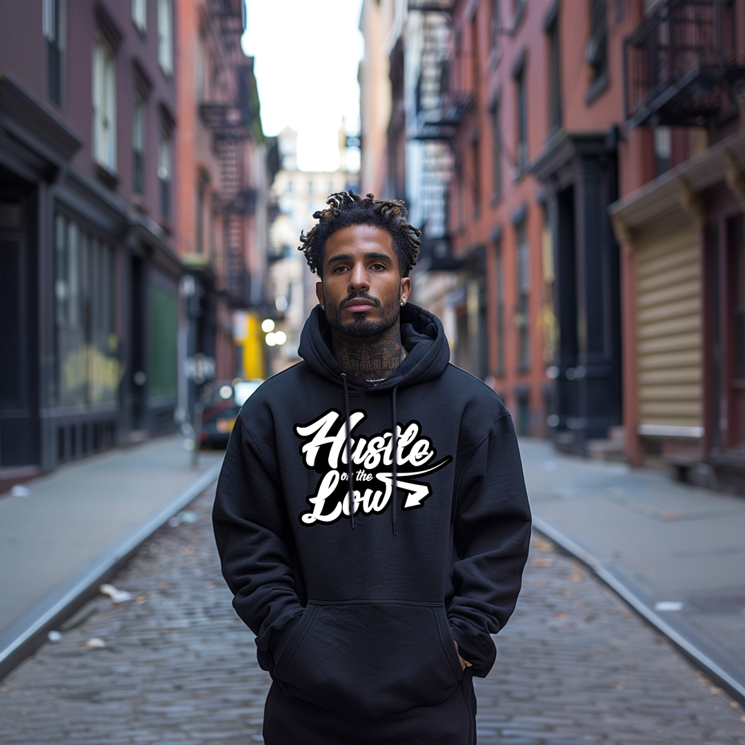 Hustle On The Low Graphic Hoodie