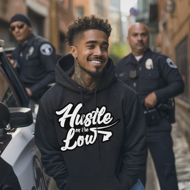 Hustle On The Low Graphic Hoodie